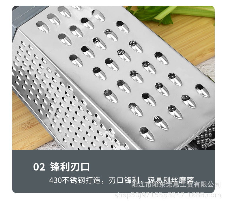 Kitchen Multifunctional Six-sided Melon Planer Household Vegetable Cutter Cheese Potato Planer