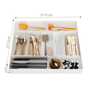 Kitchen Storage Cabinet Household Cabinet Built-in Divided Knife and Fork Chopsticks Kitchen Drawer Partition Tableware Storage Box - QueensalesOF