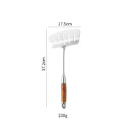 Cross-Border Kitchenware 316 Stainless Steel Spatula for Cooking Household Soup Spoon Rosewood Handle Spatula Kitchen Utensils Frying Spoon - QueensalesOF