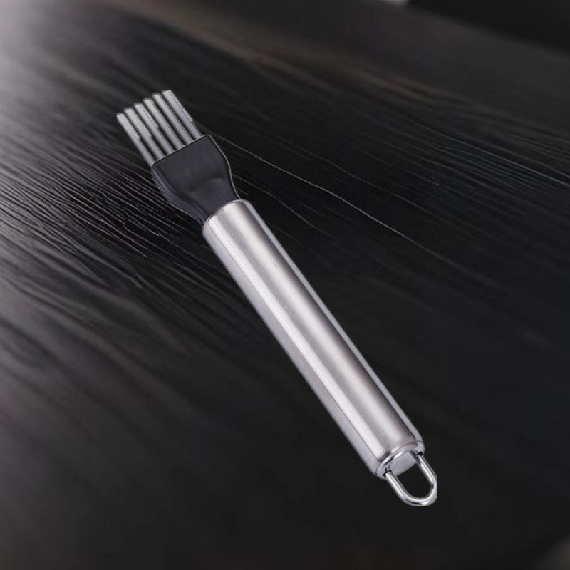 Stainless Steel Onion Cutter, Onion Knife, Shredder, Kitchen Tool, Shredding Knife, Multifunctional Kitchen Utensil with Hanging Hole, Grater