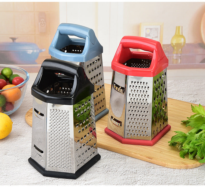 Kitchen Multifunctional Six-sided Melon Planer Household Vegetable Cutter Cheese Potato Planer