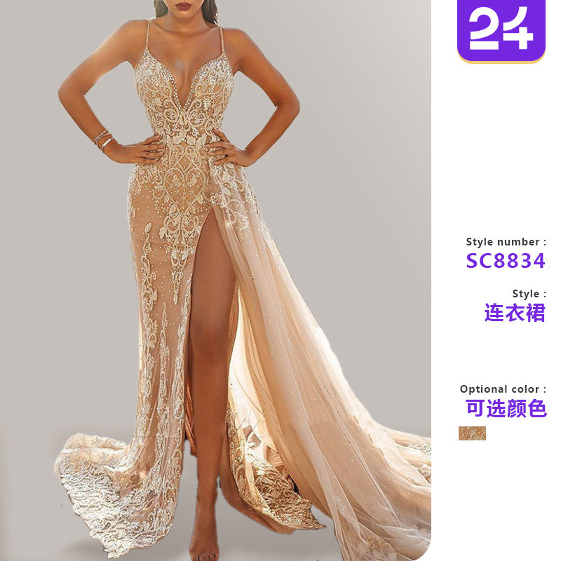 Vestido Maxi con Cutouts en Malla — Estilo Verano Sin Límites - QueensalesOF