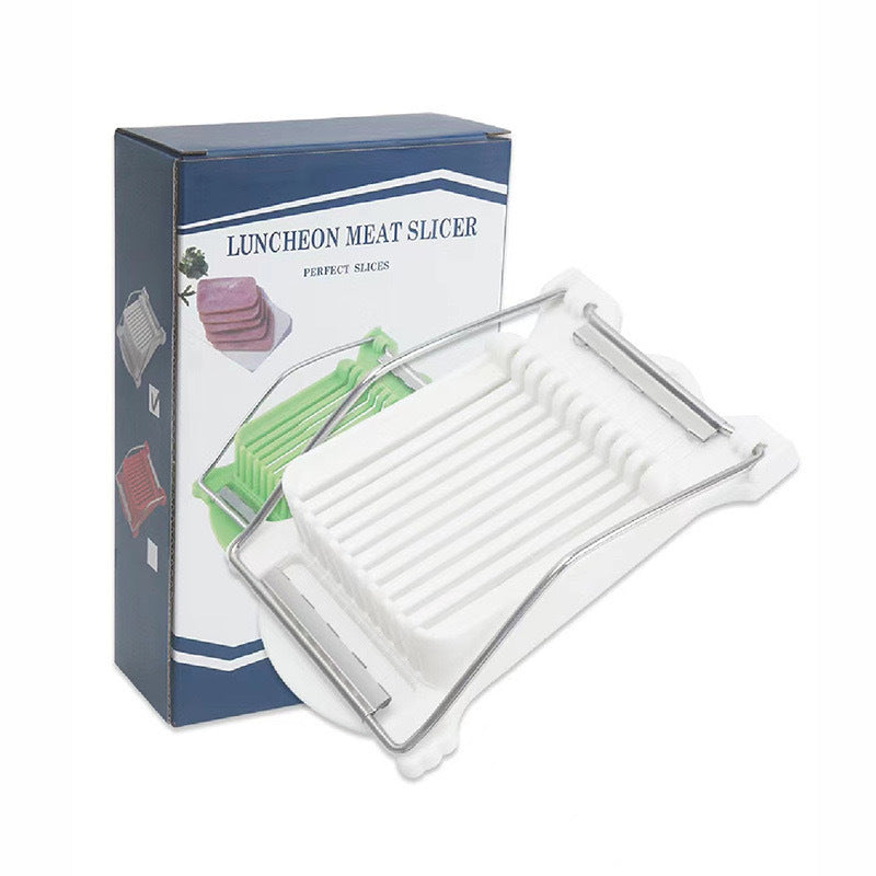 Potato Slicer Luncheon Meat Slicer Ham Slice Household Fruit Vegetable Cutter Kitchen Plastic Egg Cutter