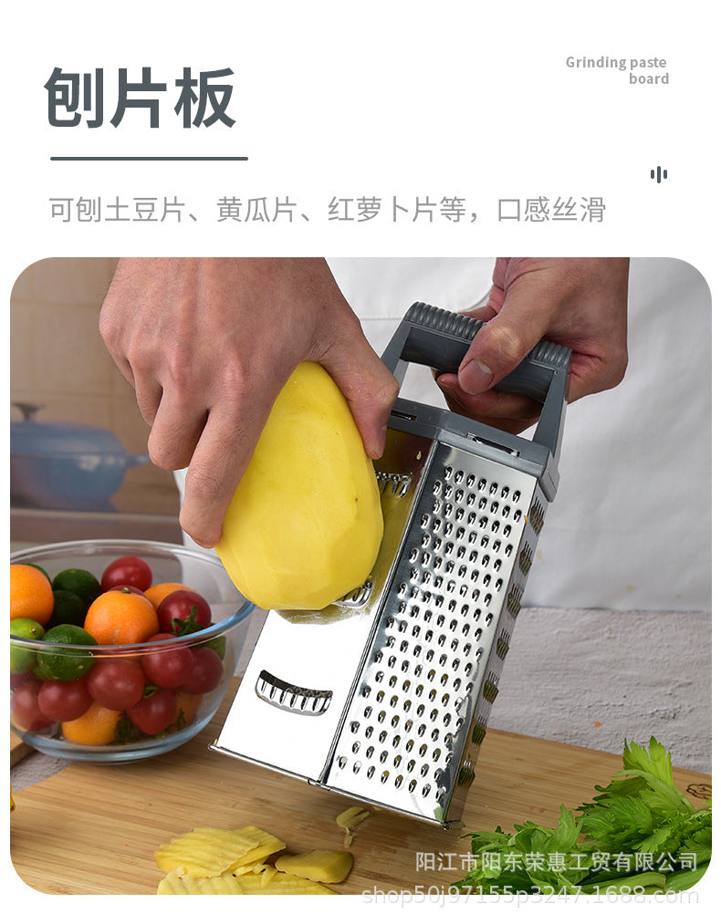 Kitchen Multifunctional Six-sided Melon Planer Household Vegetable Cutter Cheese Potato Planer