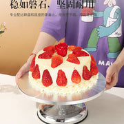 Aluminum Alloy cake turntable new baking tools DIY birthday cake turntable mold non-slip decorating table utensils - QueensalesOF