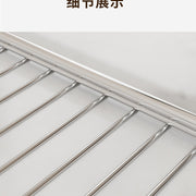 Stainless Steel Kitchen Telescopic Sink Rack Drying Bowl Chopsticks Wipe Household Dishes Multi-functional Storage Rack Cross-border - QueensalesOF