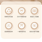 Heating lunch box can be inserted into the electric insulation electric cooking electric heating lunch box self-heating office workers office hot food artifact - QueensalesOF
