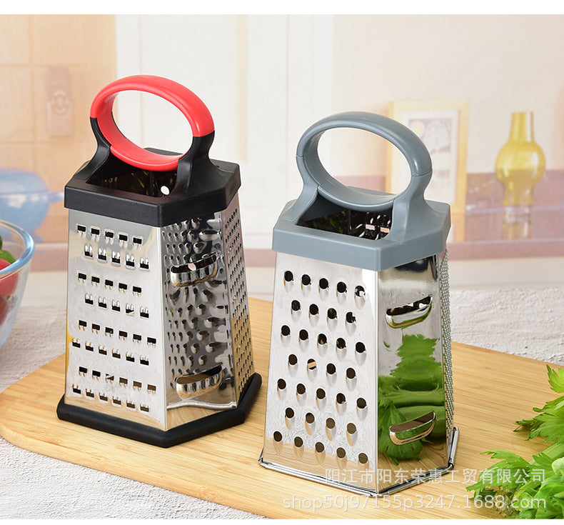Kitchen Multifunctional Six-sided Melon Planer Household Vegetable Cutter Cheese Potato Planer