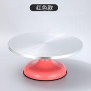 Aluminum Alloy cake turntable new baking tools DIY birthday cake turntable mold non-slip decorating table utensils - QueensalesOF