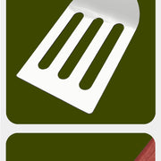Outdoor camping barbecue tools combination stainless steel grill suit wooden handle fork shovel clip BBQ accessories cloth bag - QueensalesOF