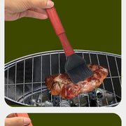 Outdoor camping barbecue tools combination stainless steel grill suit wooden handle fork shovel clip BBQ accessories cloth bag - QueensalesOF