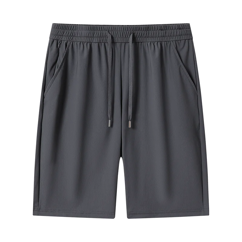 Big Size 9XL Men's Ice Silk Shorts Knee Length Bermuda Male Plus Large Quick Dry Sport Cool Elastic Summer Light Golf Sweatshort