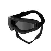 Pet Goggles Adjustable Anti UV Glare Windproof Sunglasses for Dogs Outdoor Hiking Running Beach All Breeds Eye Protection Black - QueensalesOF