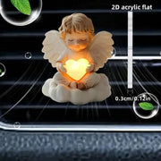 2pcs Angelic Car Air Vent Clip, Women's Car Decor, Cute Acrylic Car Air Freshener Vent Clip, Car Accessory - QueensalesOF