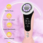 Masajeador Facial 7 en 1 con Luz LED para Todo Tipo de Piel - QueensalesOF