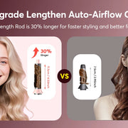 5 in 1 High-Speed Hot Air Styler Frizz-Free Fast Drying No Heat Damage Hair Dryer Curl Volumize Straighten with Travel Bag - QueensalesOF