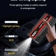 2000A/1200A Car Jump Starter Portable Power Bank 600A Car Battery Emergency Booster for Petrol Diesel 12V Car Starting Device - QueensalesOF