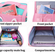 Children Trolley backpack wheels Student High capacity School bags Rolling Backpack kids Trolley bag school backpack wheeled bag - QueensalesOF