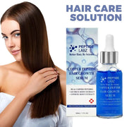 Copper Peptide GHK-cu Hair Growth Serum - Natural Gentle Formula Strengthens Hair Follicles For All Hair Types - QueensalesOF