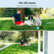 BESDER 15MP Wifi Camera PTZ Outdoor Dual Screen 10X Digital Zoom Human Detection 10MP Security IP Camera Surveillance O-Kam Pro - QueensalesOF
