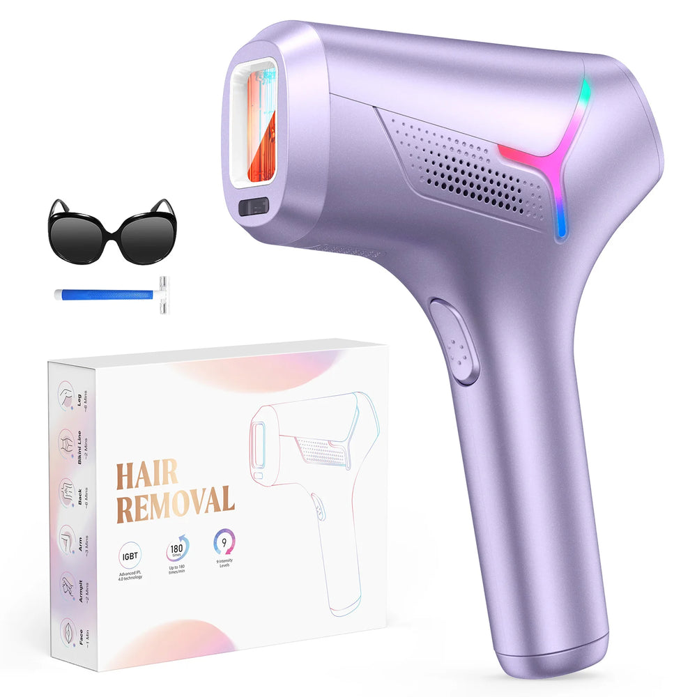 990000 Flashes Hair Removal for Women and Men IPL Hair Removal Body Bikini and Facial Areas Painless Permanent HairRemoval - QueensalesOF