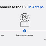 IMILAB C21 WiFi Camera 2.5K Baby Monitor Indoor IP Camera with PTZ Night Vision 2-Way Audio Human Tracking AI Detection - QueensalesOF