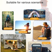 50W Foldable Solar Panel 5V USB Portable Battery Charger for Cell Phone Outdoor Waterproof Power Bank for Camping Accessories - QueensalesOF
