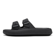 Comemore Thick Platform Sandals Beach Shoes Bathroom Slipper Soft Men Flat Slides Women Slippers Adjustable Buckle Oversized 47 - QueensalesOF