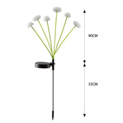 Solar Garden Lights Led Jellyfish Sway For Decoration Yard Outdoor Waterproof Ip65 Outdoor Waterproof Light Light Mushroom Shape - QueensalesOF