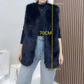 2023 New Fur Vest Women High Quality Fashion Vest