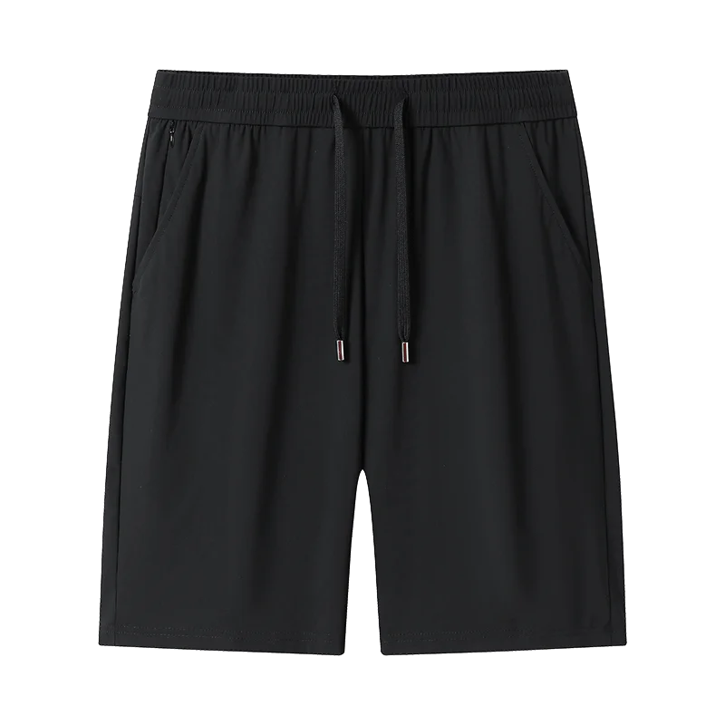 Big Size 9XL Men's Ice Silk Shorts Knee Length Bermuda Male Plus Large Quick Dry Sport Cool Elastic Summer Light Golf Sweatshort