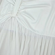 Set de Top Crop con Un Hombro y Falda Larga con Abertura — 2 Piezas - QueensalesOF