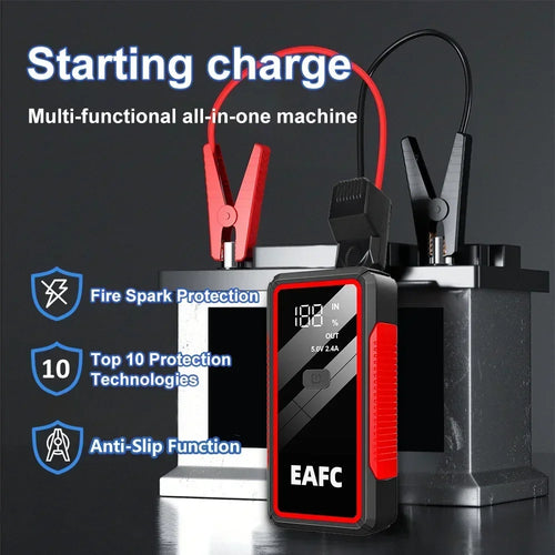2000A/1200A Car Jump Starter Portable Power Bank 600A Car Battery Emergency Booster for Petrol Diesel 12V Car Starting Device