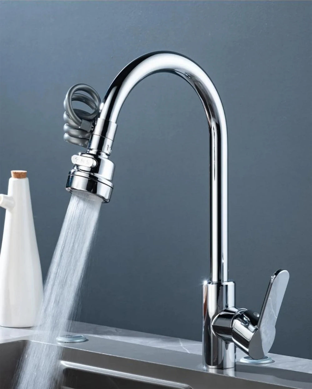 New 3 Modes Sink Faucet 360 Degree Rotation Filter Extension Tube Shower Water Saving Tap Universal Kitchen Gadgets Accessories - QueensalesOF