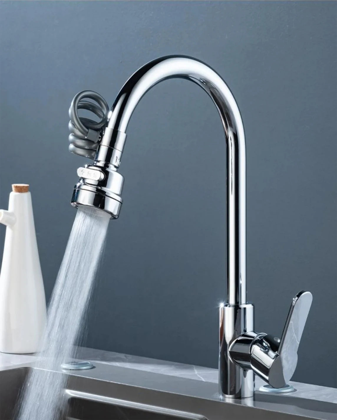 New 3 Modes Sink Faucet 360 Degree Rotation Filter Extension Tube Shower Water Saving Tap Universal Kitchen Gadgets Accessories