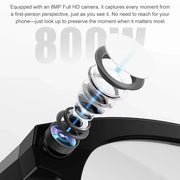 Lenovo HOT1600W Camera AI Smart Glasses HD Video Recording Real-time Translation AI Recognition Wifi Transmission Music Control - QueensalesOF