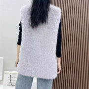 2023 New Fur Vest Women High Quality Fashion Vest - QueensalesOF