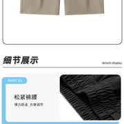 Big Size 9XL Men's Ice Silk Shorts Knee Length Bermuda Male Plus Large Quick Dry Sport Cool Elastic Summer Light Golf Sweatshort - QueensalesOF