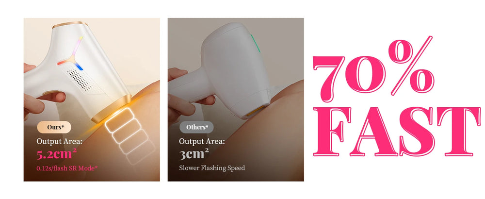 990000 Flashes Hair Removal for Women and Men IPL Hair Removal Body Bikini and Facial Areas Painless Permanent HairRemoval - QueensalesOF