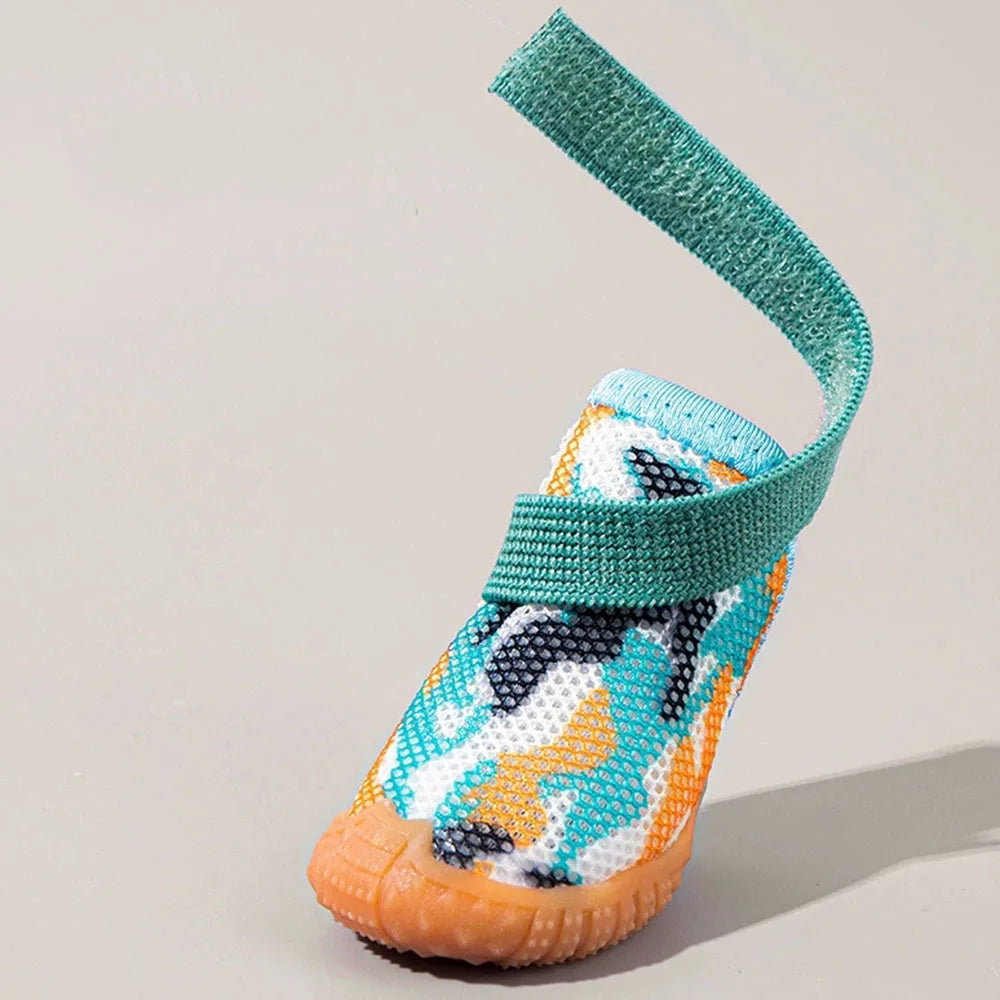 Zapatos de Malla Transpirable para Perros Pequeños — Antideslizantes de Verano - QueensalesOF