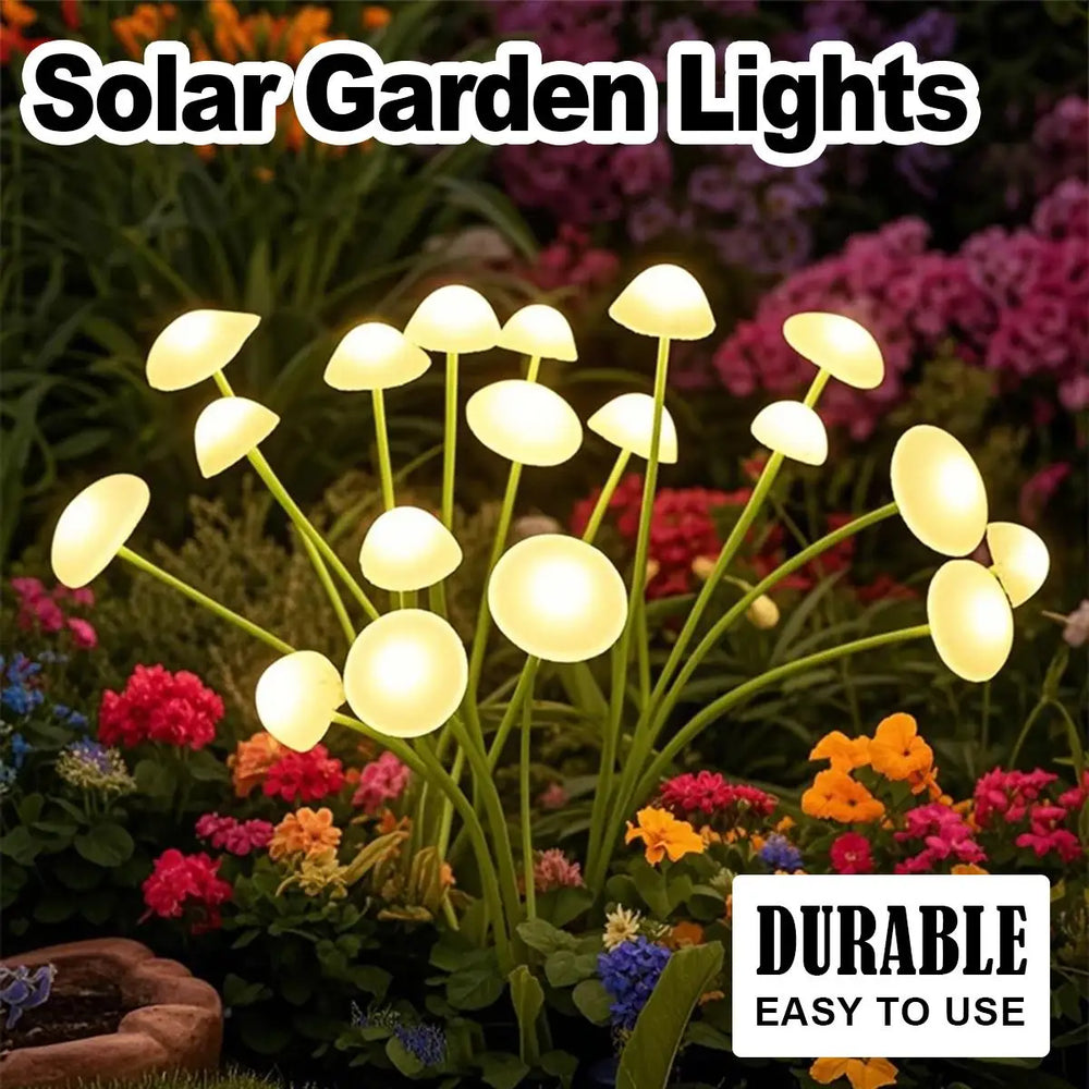 Solar Garden Lights Led Jellyfish Sway For Decoration Yard Outdoor Waterproof Ip65 Outdoor Waterproof Light Light Mushroom Shape - QueensalesOF
