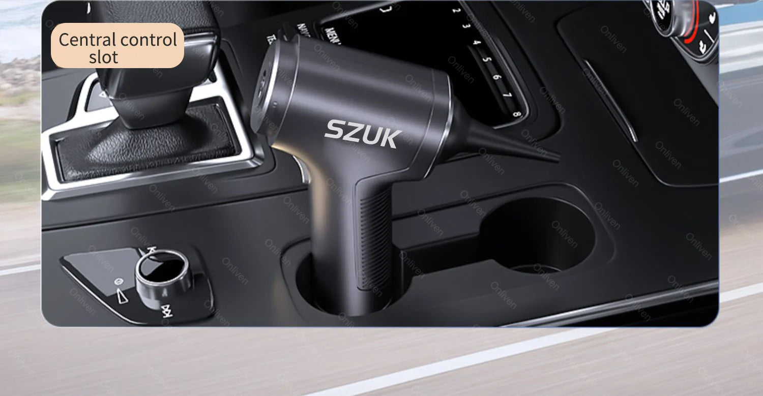 SZUK 17000PA Car Vacuum Clenaer Mini Cordlees Powerful Wirelens Handheid Cleinang Machine Car Cleaner Portoble Vaccum Cleanes