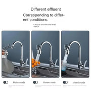 New 3 Modes Sink Faucet 360 Degree Rotation Filter Extension Tube Shower Water Saving Tap Universal Kitchen Gadgets Accessories - QueensalesOF
