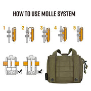 EXCELLENT ELITE SPANKER Tactical Medical Pouch Molle EDC Bag Outdoor Hunting Camping Accessories Pocket - QueensalesOF