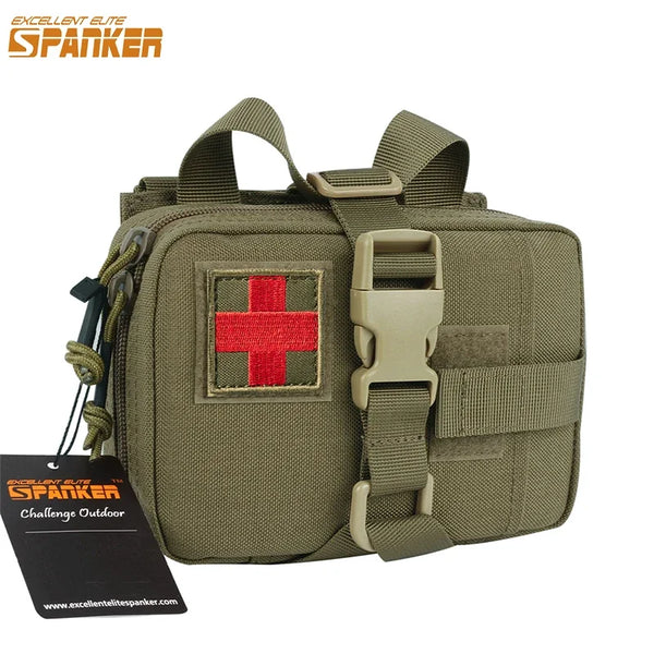 EXCELLENT ELITE SPANKER Tactical Medical Pouch Molle EDC Bag Outdoor Hunting Camping Accessories Pocket - QueensalesOF