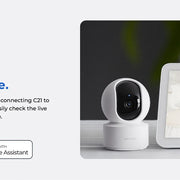 IMILAB C21 WiFi Camera 2.5K Baby Monitor Indoor IP Camera with PTZ Night Vision 2-Way Audio Human Tracking AI Detection - QueensalesOF