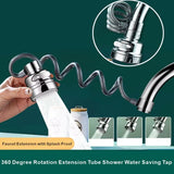 New 3 Modes Sink Faucet 360 Degree Rotation Filter Extension Tube Shower Water Saving Tap Universal Kitchen Gadgets Accessories - QueensalesOF
