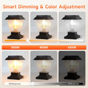 Outdoor Lighting Solar Garden Lights Installable Bulb Exterior Decoration Solar Lights for Patio Path Fence Sunlight Pillar Lamp - QueensalesOF