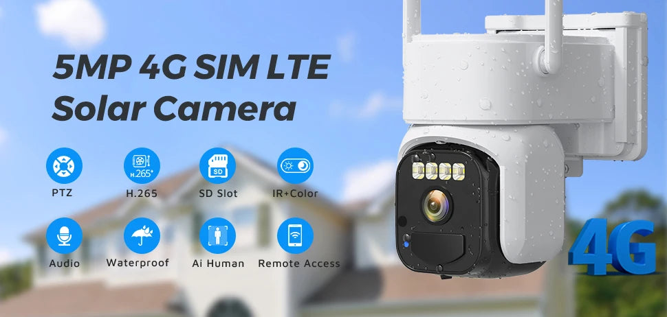 BESDER 15MP Wifi Camera PTZ Outdoor Dual Screen 10X Digital Zoom Human Detection 10MP Security IP Camera Surveillance O-Kam Pro - QueensalesOF