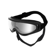 Pet Goggles Adjustable Anti UV Glare Windproof Sunglasses for Dogs Outdoor Hiking Running Beach All Breeds Eye Protection Black - QueensalesOF